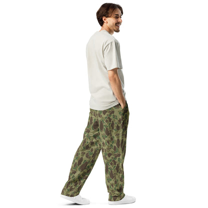 American Frog Skin Jungle CAMO Wide-leg joggers - Joggers