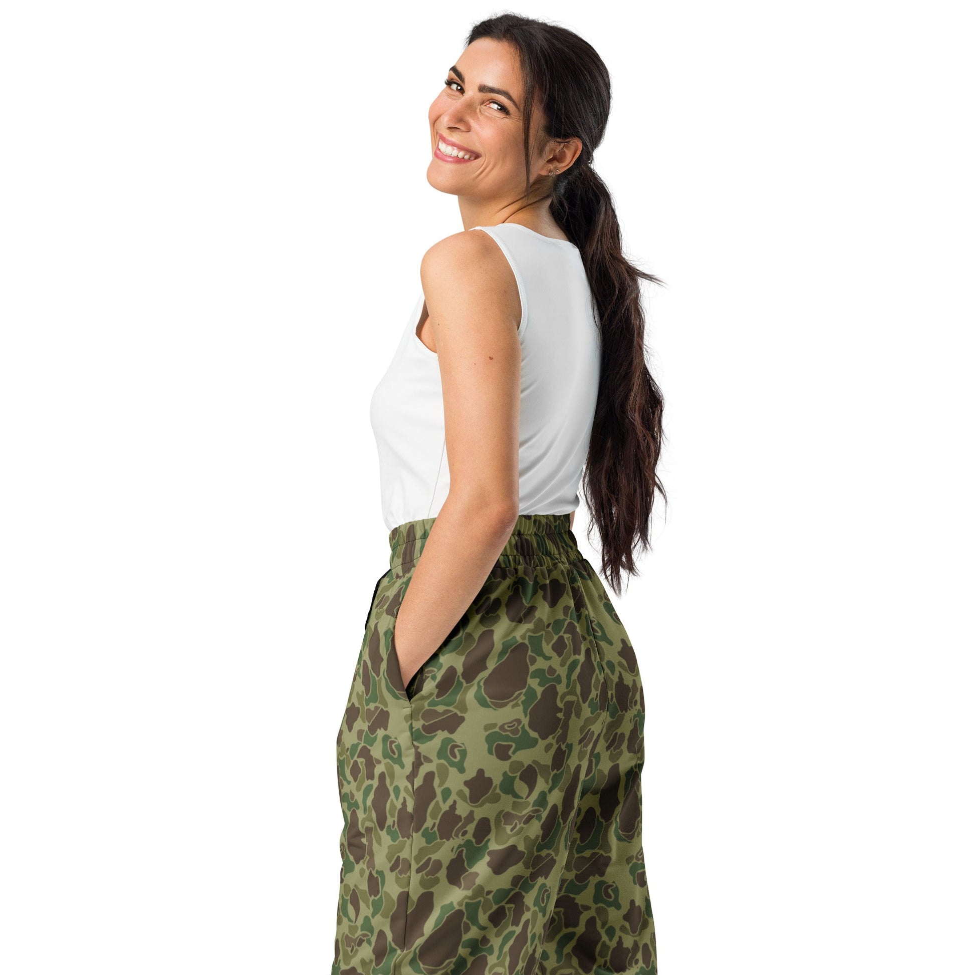 American Frog Skin Jungle CAMO Wide-leg joggers - Joggers