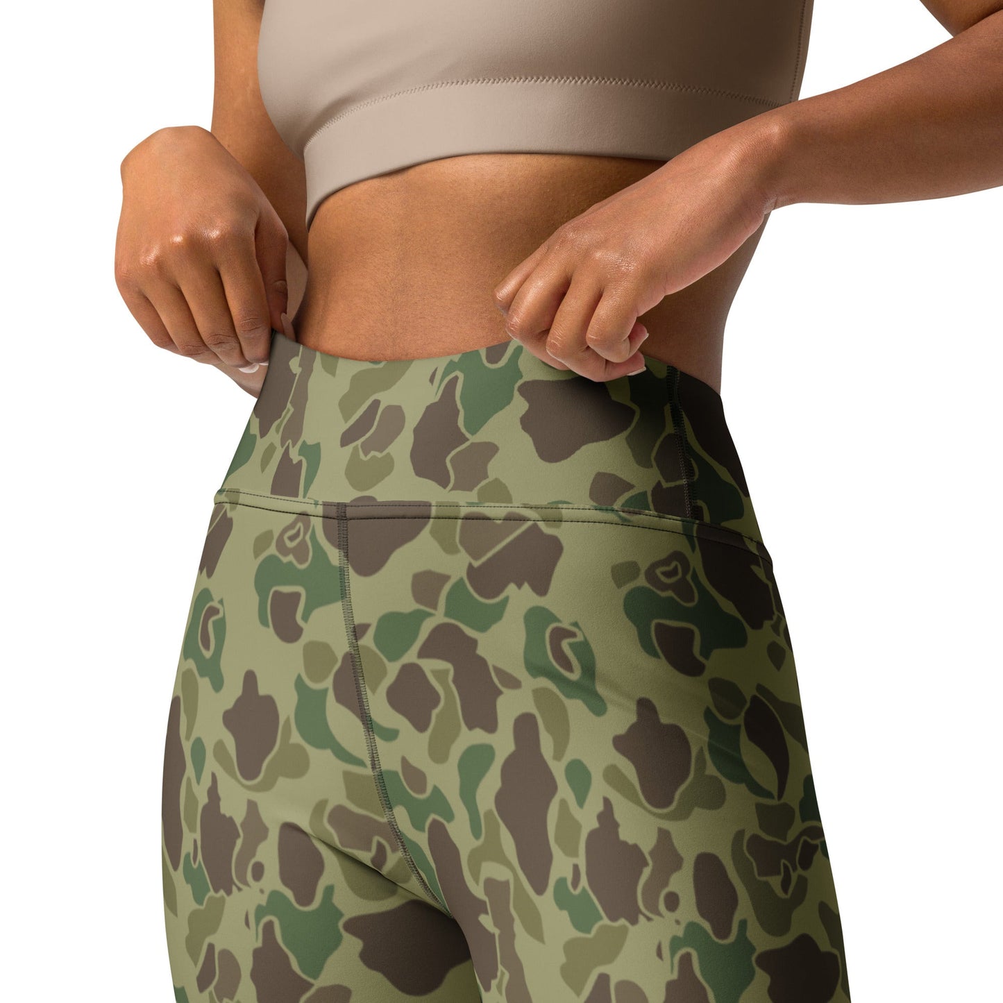 American Frog Skin Jungle CAMO Yoga Leggings - Womens