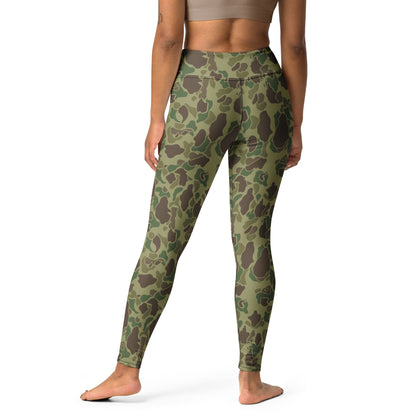 American Frog Skin Jungle CAMO Yoga Leggings - Womens