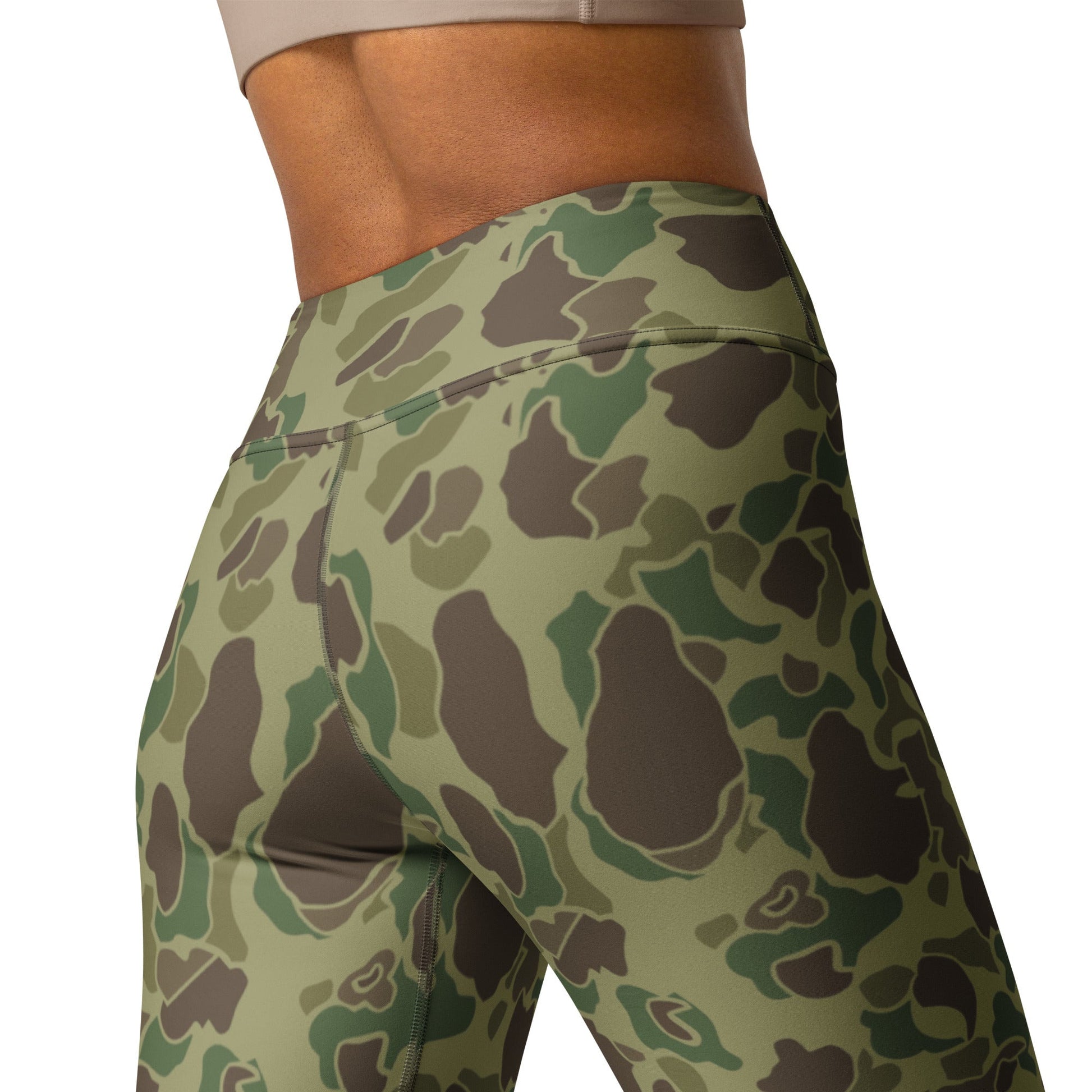 American Frog Skin Jungle CAMO Yoga Leggings - Womens
