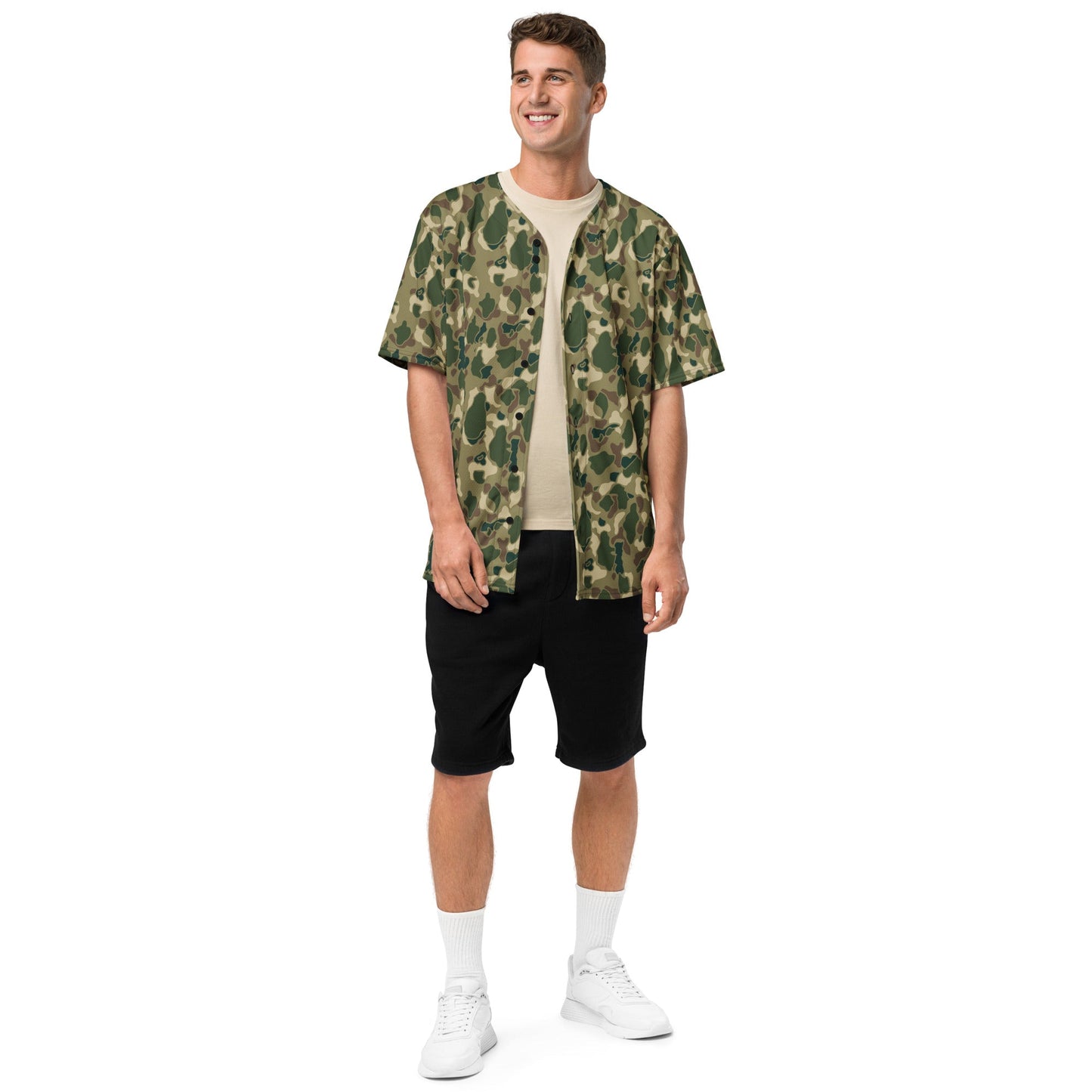 American Frog Skin Multi-terrain CAMO baseball jersey - Baseball Jerseys