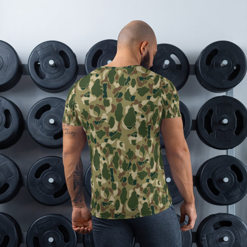 American Frog Skin Multi-terrain CAMO Mens Athletic T-Shirt