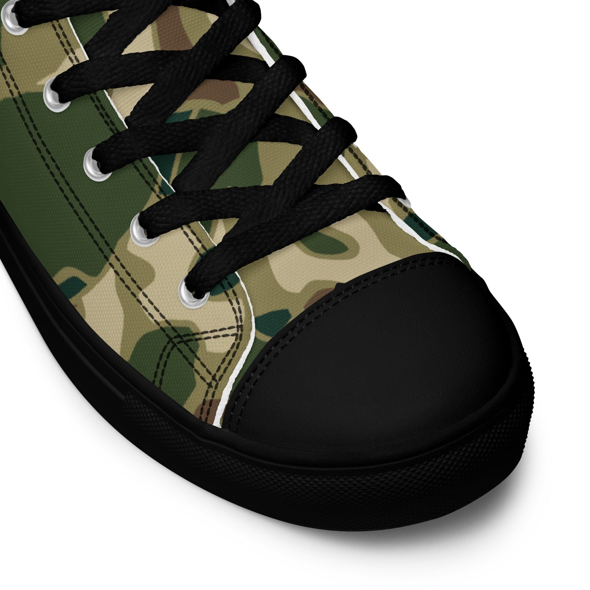 American Frog Skin Multi-terrain CAMO Mens High-Top Canvas Shoes