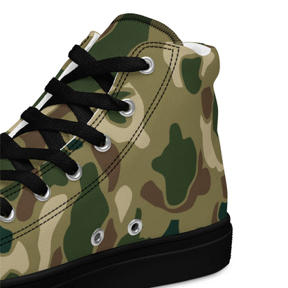 American Frog Skin Multi-terrain CAMO Mens High-Top Canvas Shoes