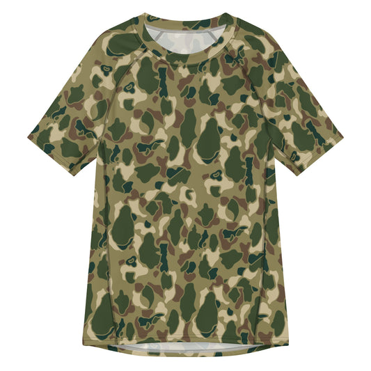 American Frog Skin Multi-terrain CAMO Mens Short-Sleeve Rash Guard - 2XS - Short-sleeve Guards