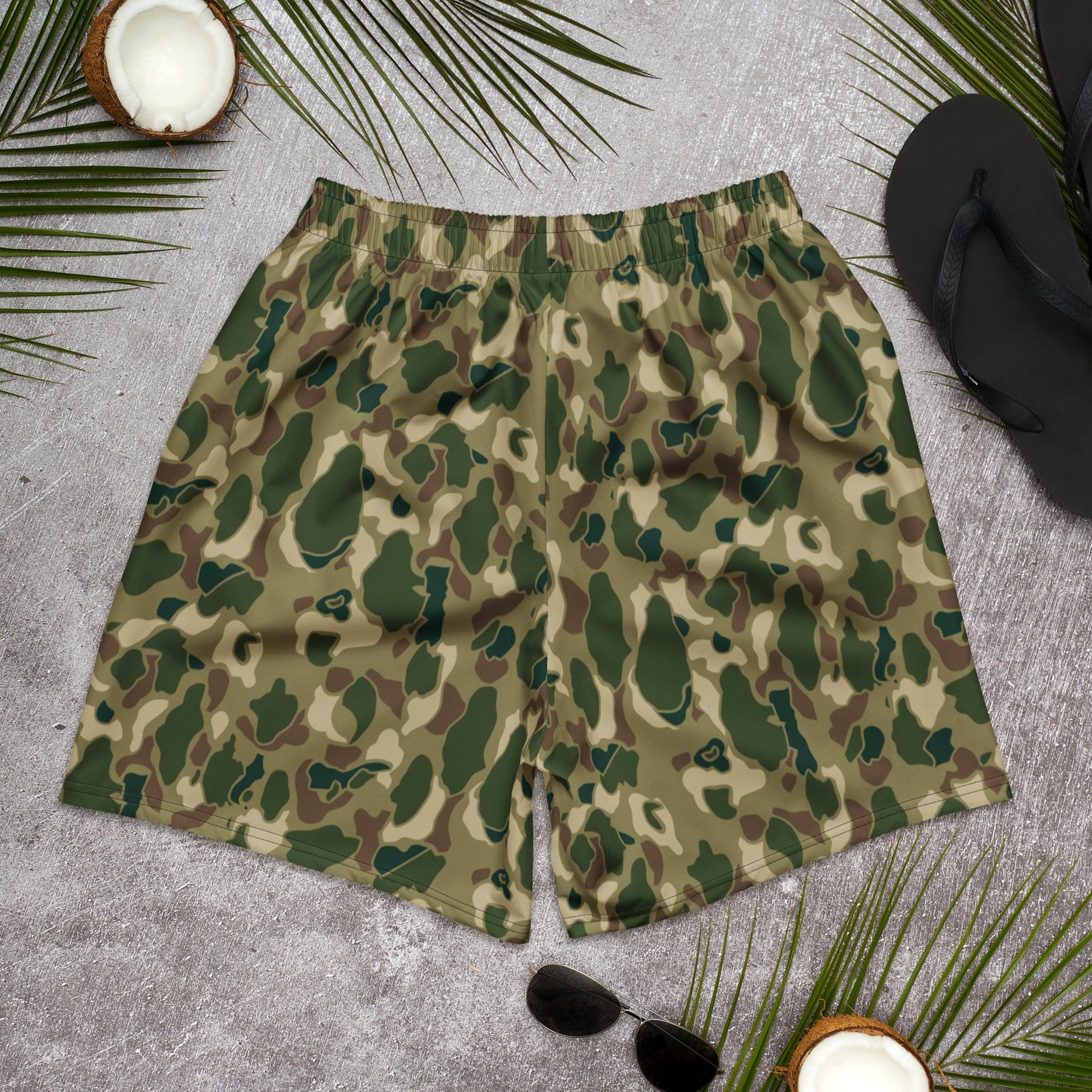 American Frog Skin Multi-terrain CAMO Unisex Athletic Long Shorts