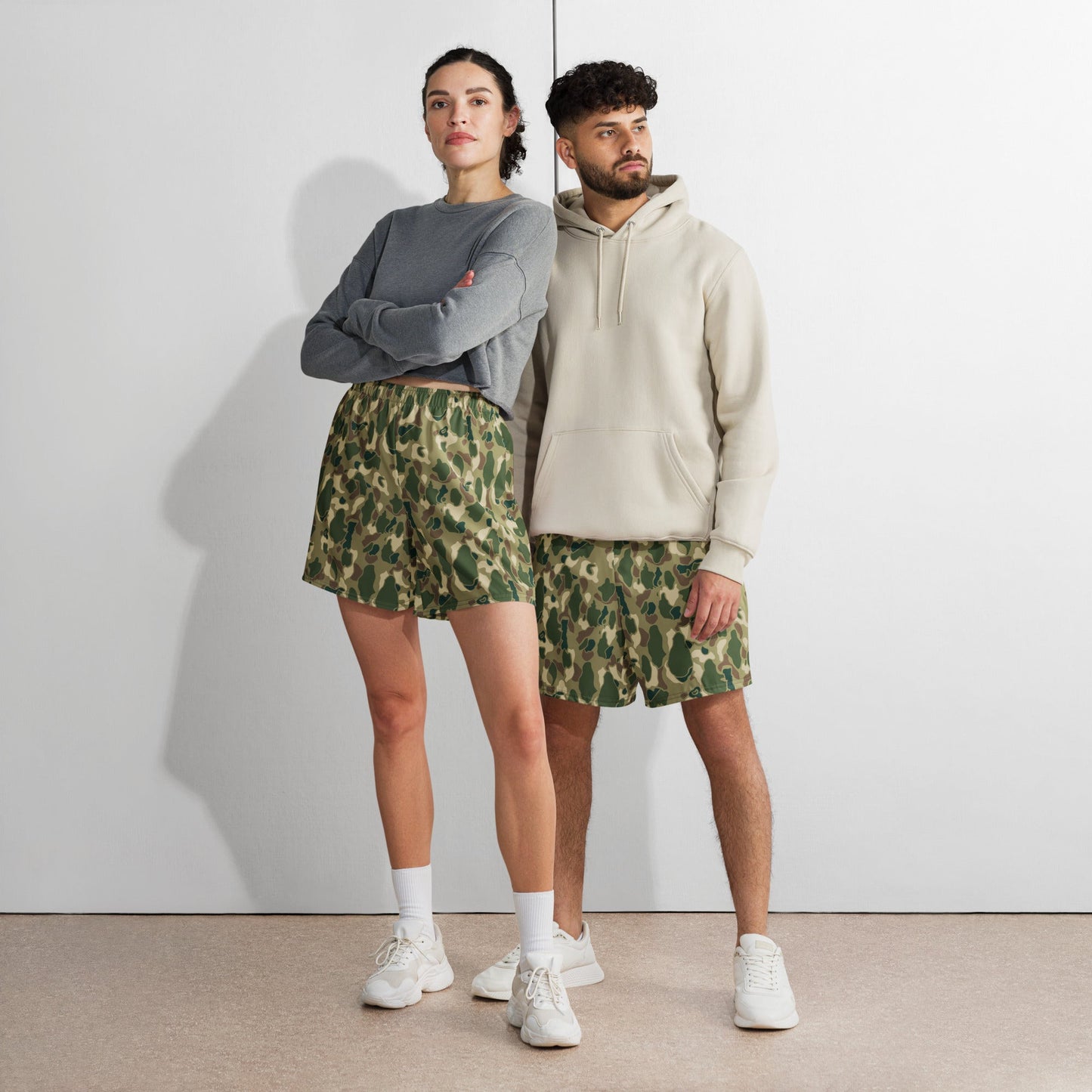 American Frog Skin Multi-terrain CAMO Unisex Athletic Long Shorts