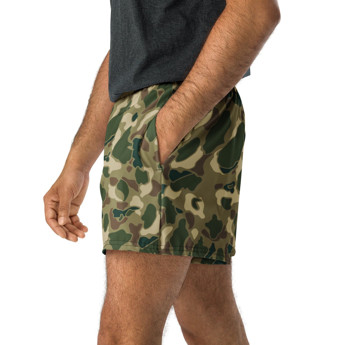 American Frog Skin Multi-terrain CAMO Unisex Athletic Shorts - XS