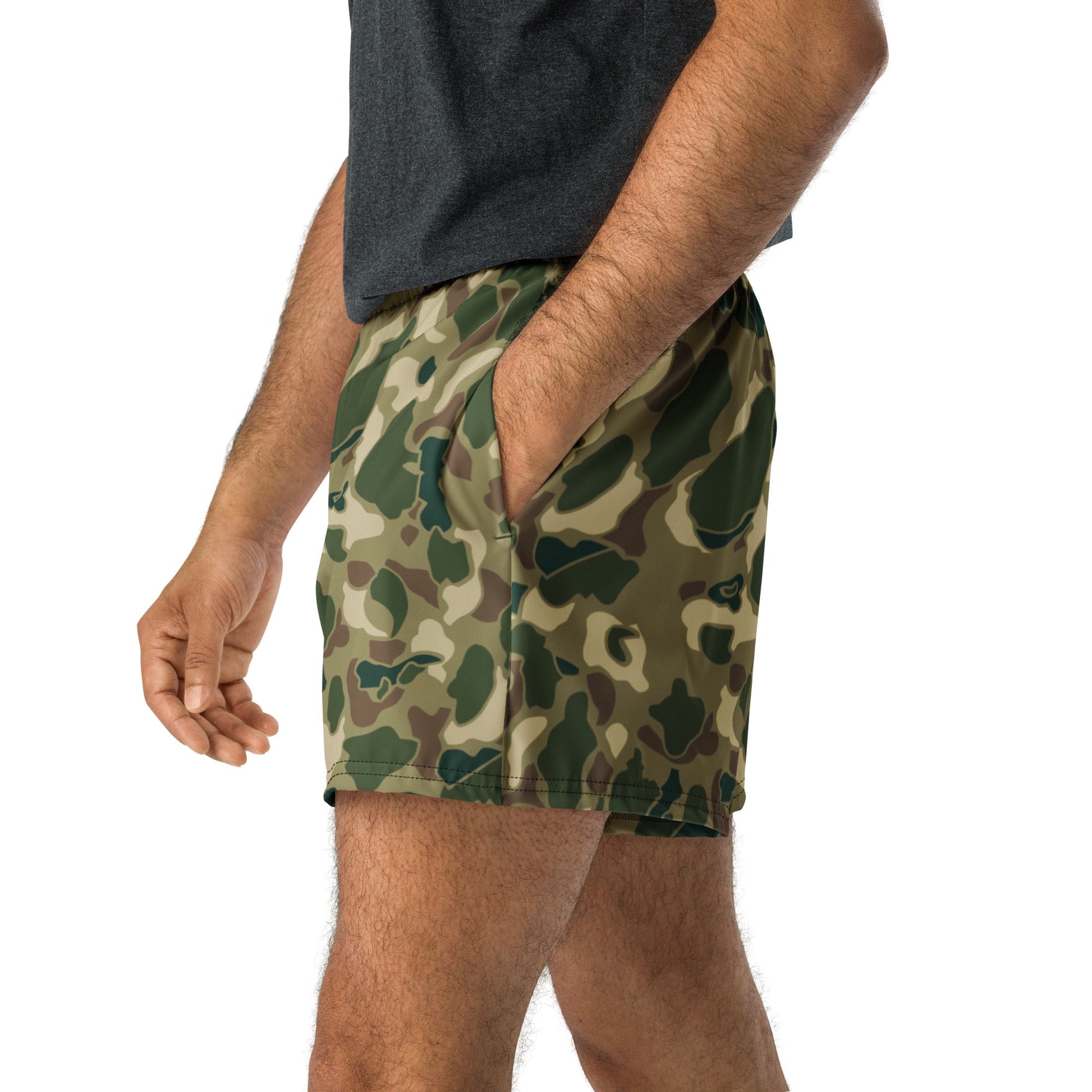 American Frog Skin Multi-terrain CAMO Unisex Athletic Shorts - XS
