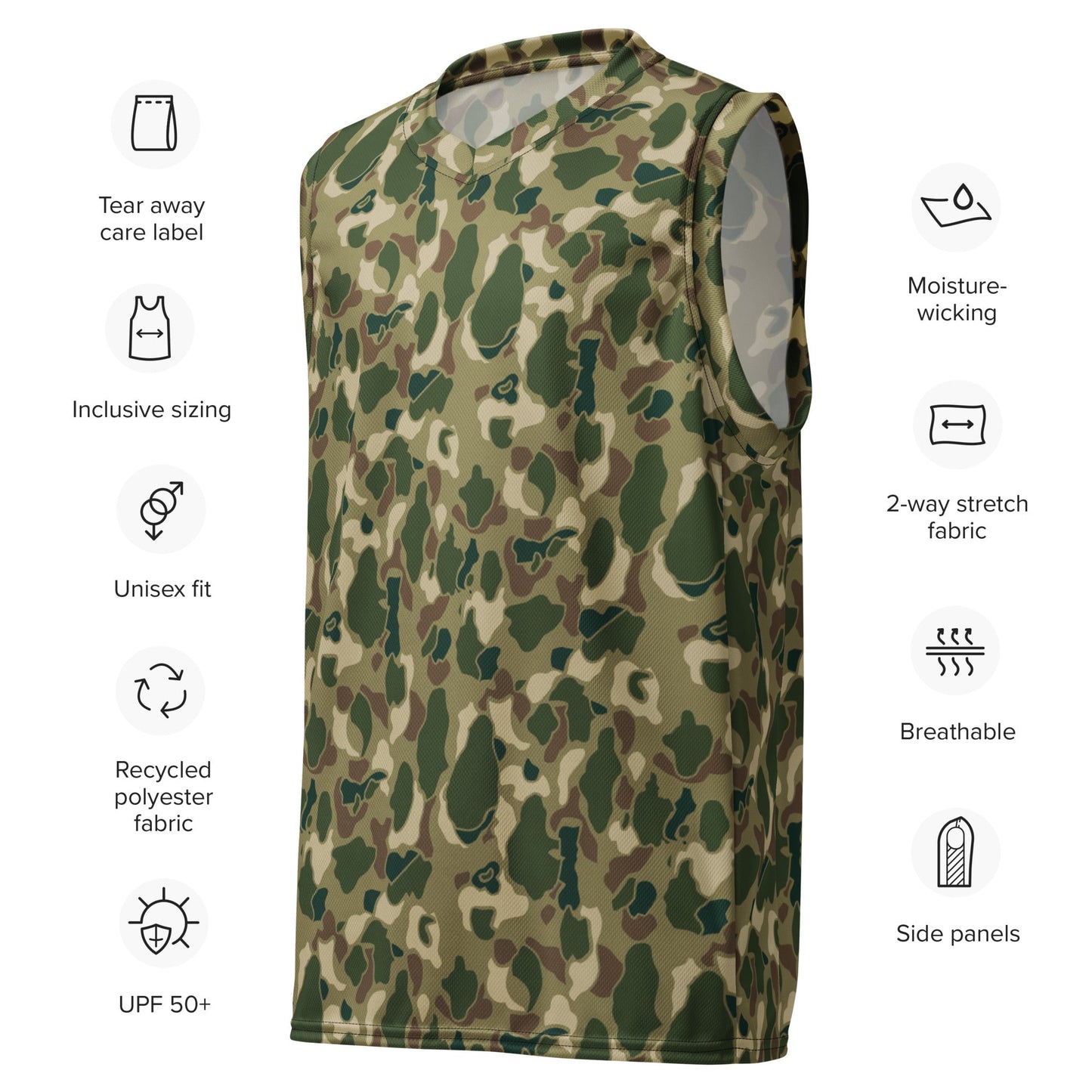 American Frog Skin Multi-terrain CAMO unisex basketball jersey - Basketball Jerseys