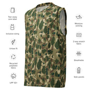 American Frog Skin Multi-terrain CAMO Unisex Basketball Jersey