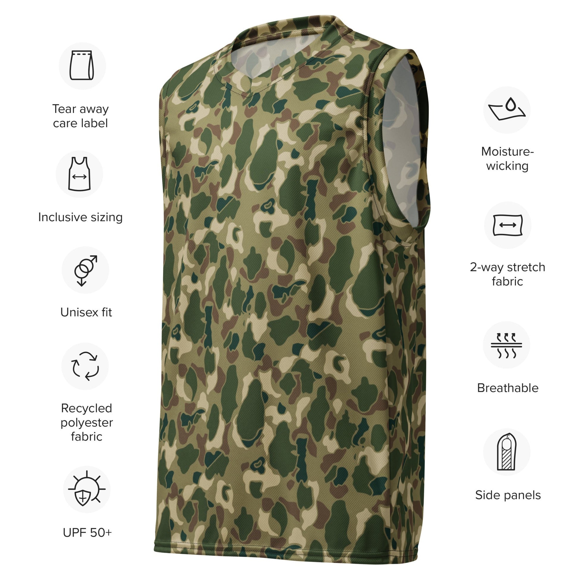 American Frog Skin Multi-terrain CAMO unisex basketball jersey - Basketball Jerseys