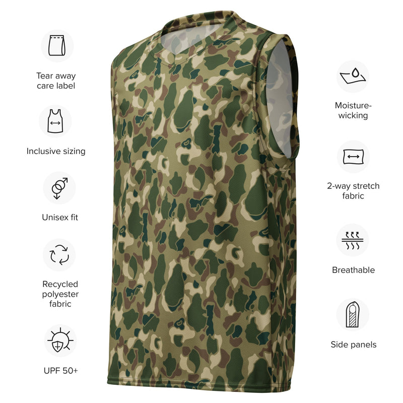 American Frog Skin Multi-terrain CAMO Unisex Basketball Jersey