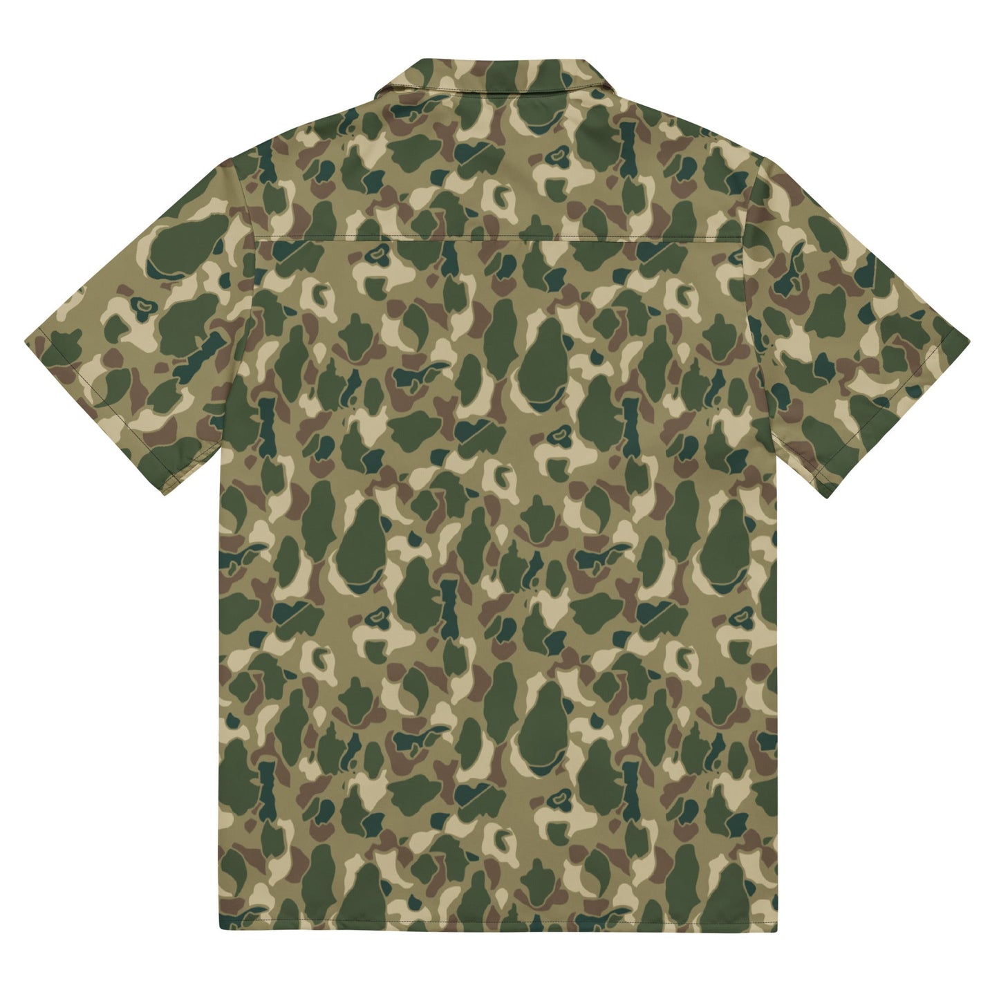 American Frog Skin Multi-terrain CAMO Unisex Short-Sleeve Button Shirt