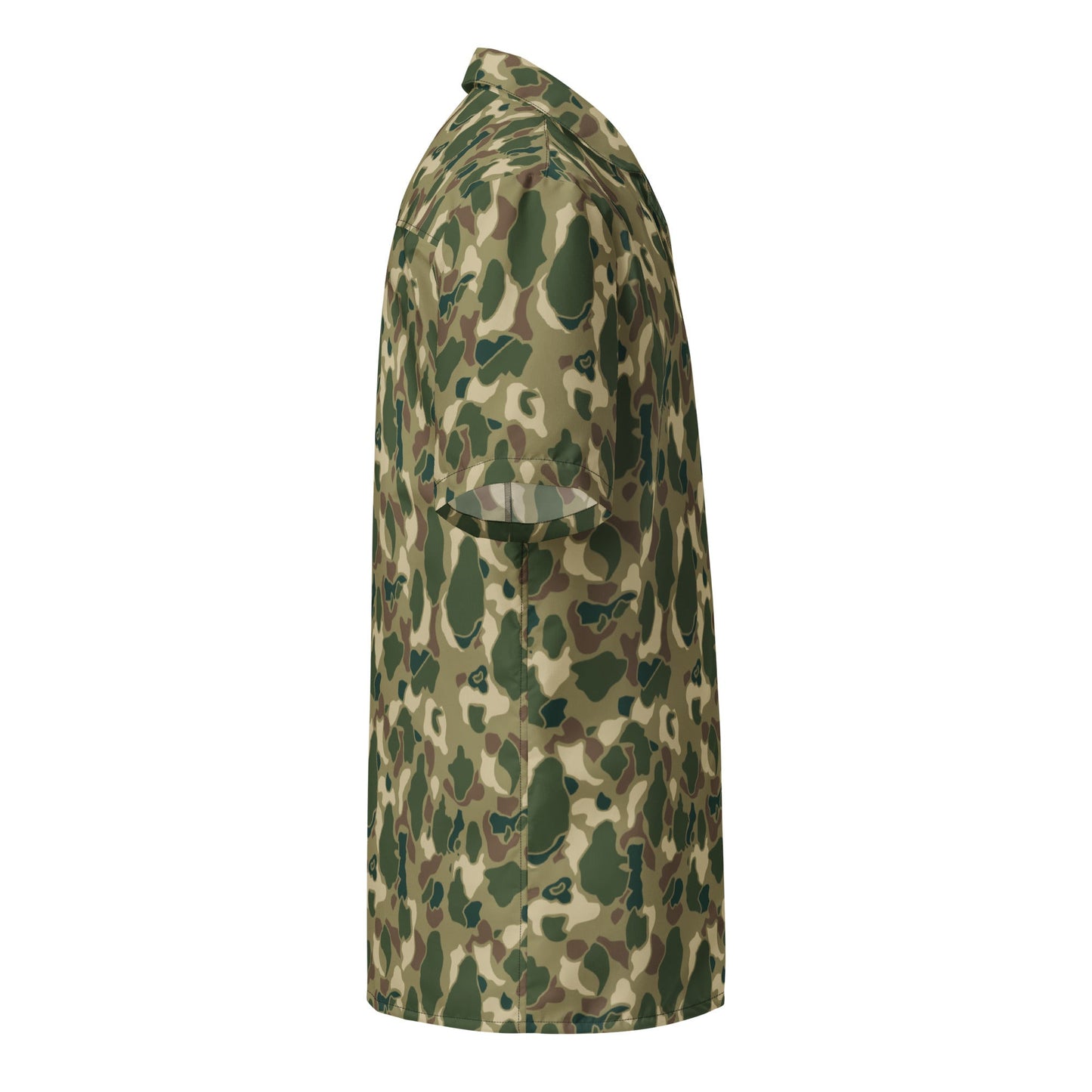 American Frog Skin Multi-terrain CAMO Unisex Short-Sleeve Button Shirt