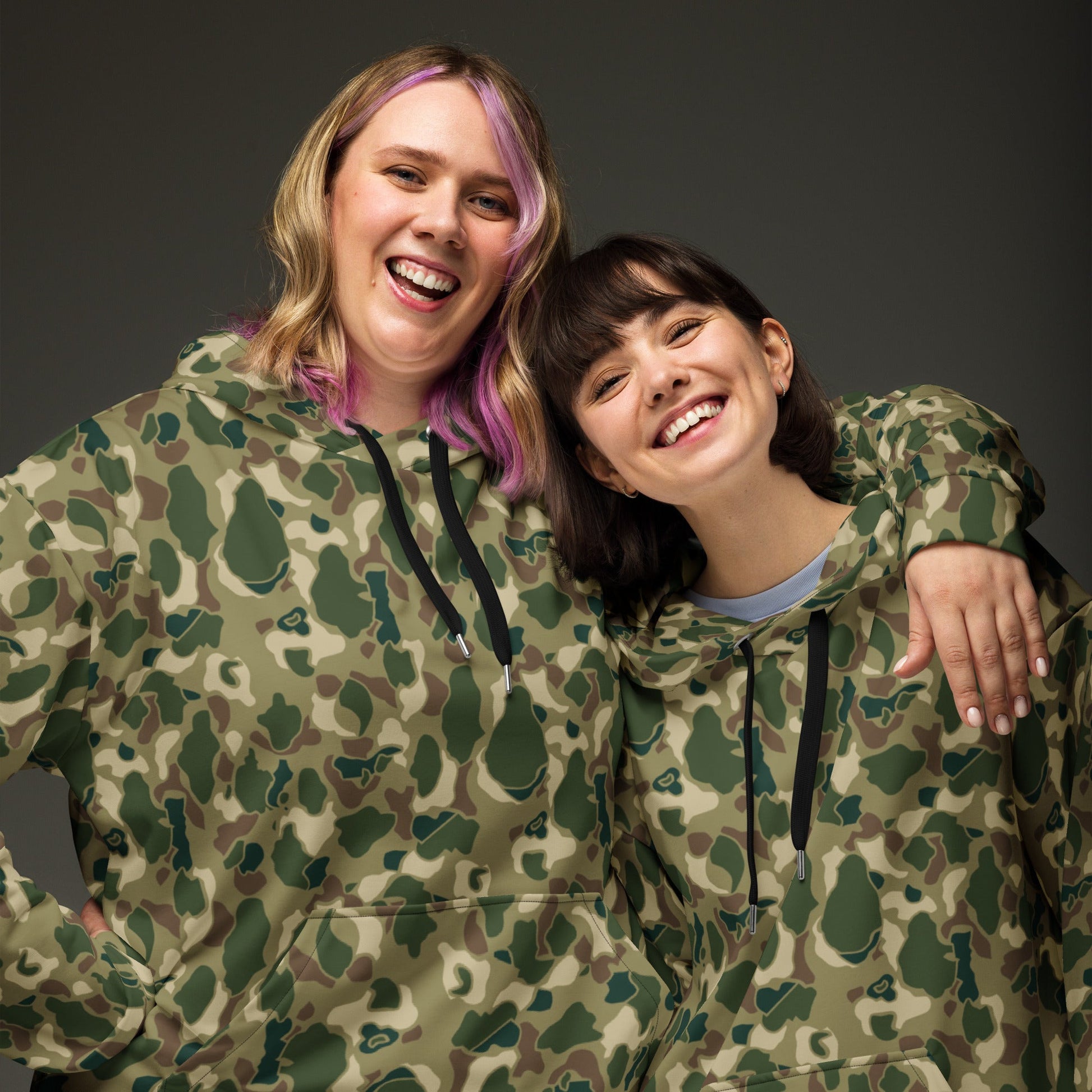 American Frog Skin Multi-terrain CAMO Unisex Hoodie - Hoodies