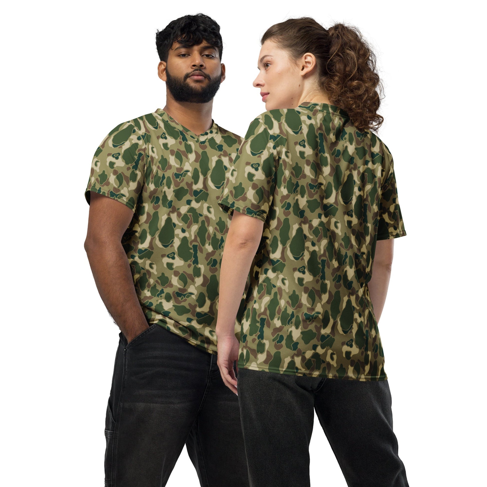 American Frog Skin Multi-terrain CAMO Unisex Sports Jersey - 2XS