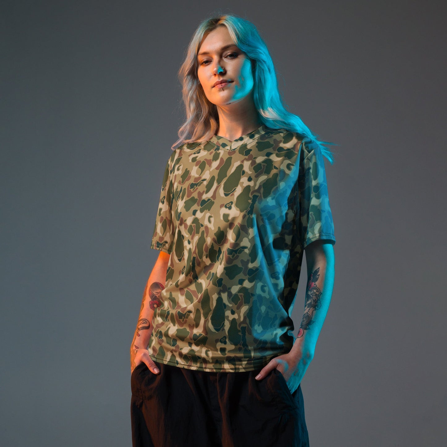 American Frog Skin Multi-terrain CAMO Unisex Sports Jersey