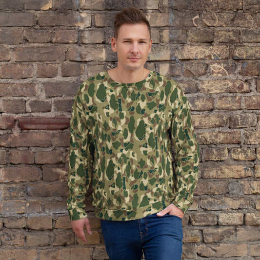 American Frog Skin Multi-terrain CAMO Unisex Sweatshirt - 2XS - Sweatshirts