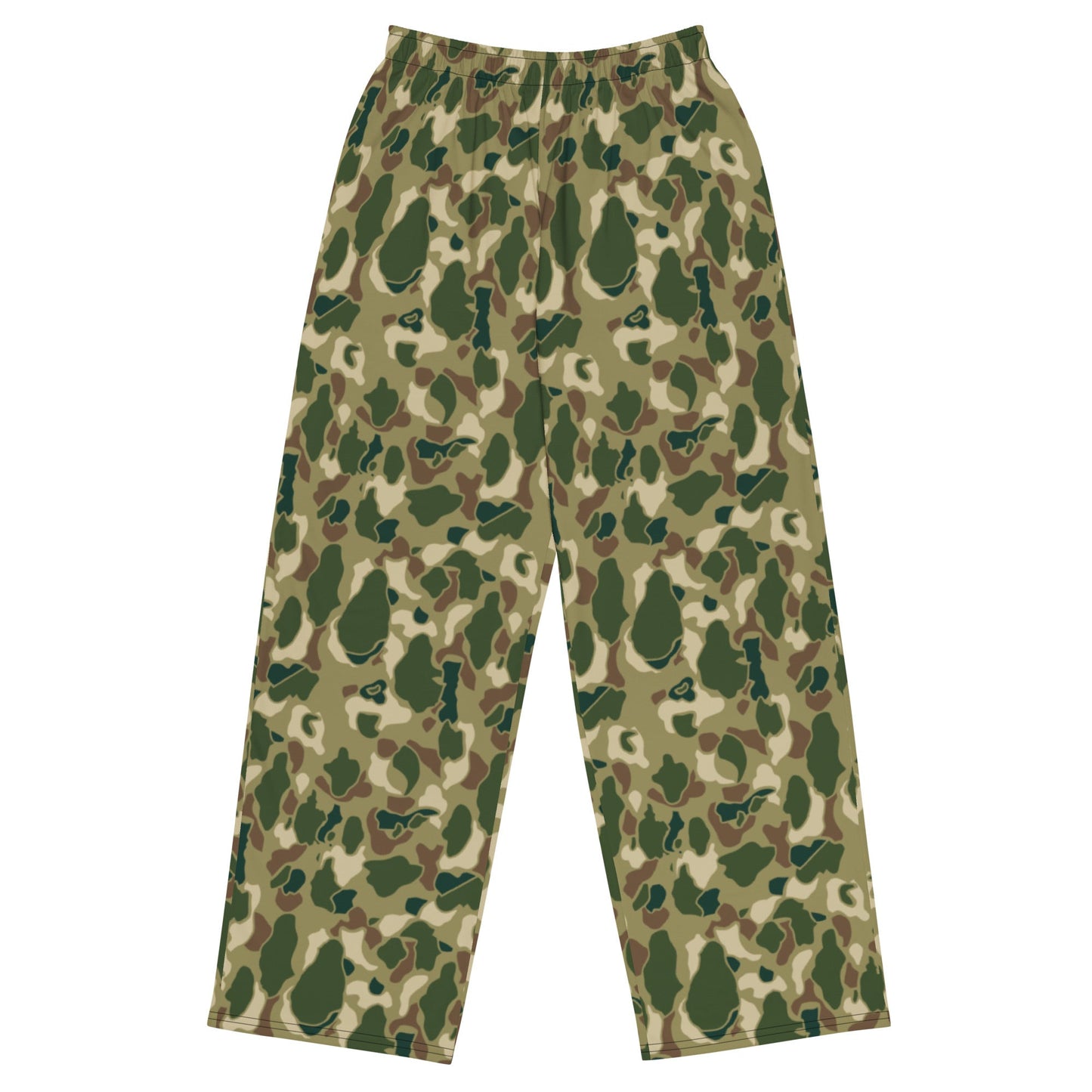 American Frog Skin Multi-terrain CAMO Unisex Wide-Leg Leisure Pants - 2XS