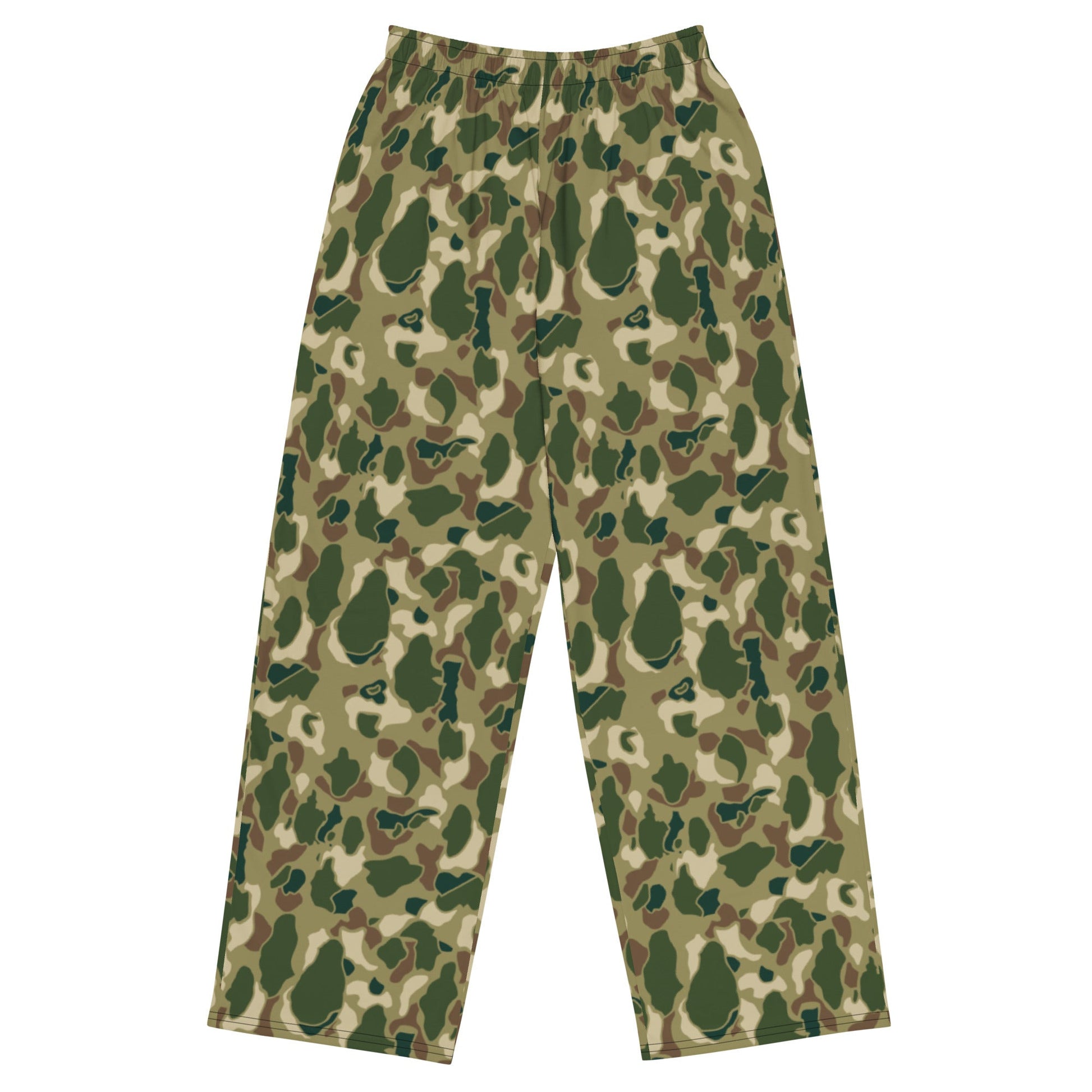 American Frog Skin Multi-terrain CAMO Unisex Wide-Leg Leisure Pants - 2XS
