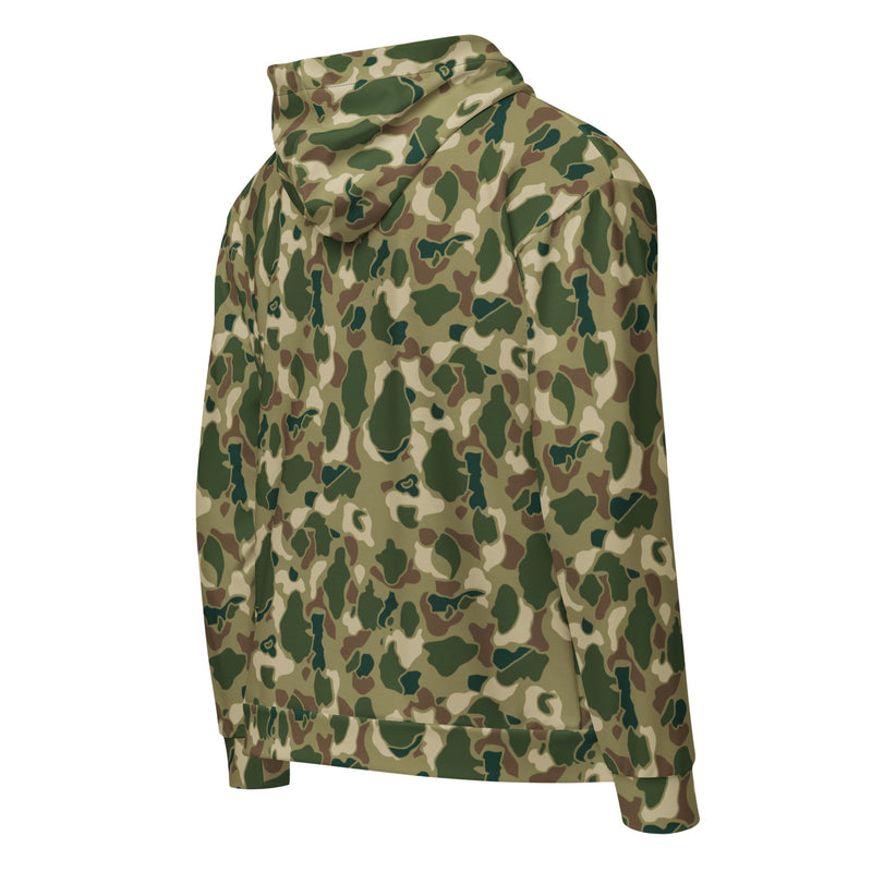 American Frog Skin Multi-terrain CAMO Unisex Zip Hoodie