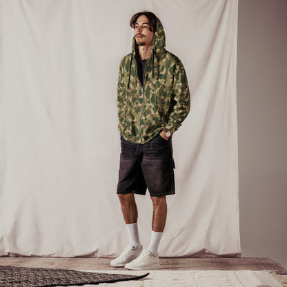American Frog Skin Multi-terrain CAMO Unisex Zip Hoodie