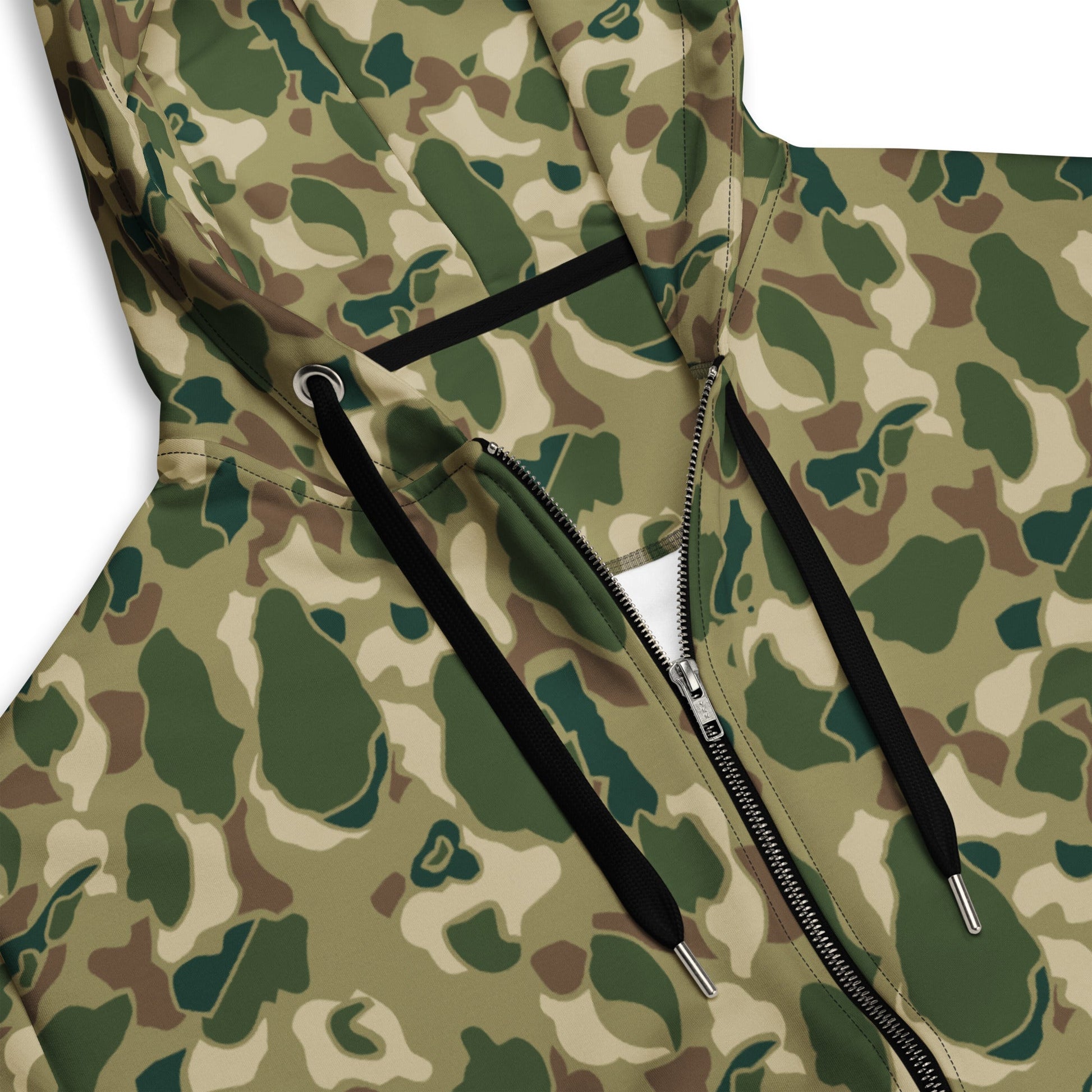 American Frog Skin Multi-terrain CAMO Unisex Zip Hoodie
