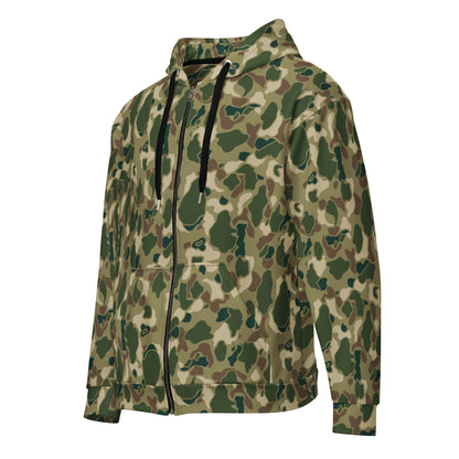 American Frog Skin Multi-terrain CAMO Unisex Zip Hoodie