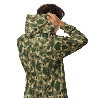 American Frog Skin Multi-terrain CAMO Unisex Zip Hoodie