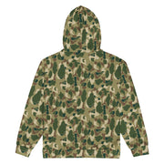 American Frog Skin Multi-terrain CAMO Unisex Zip Hoodie