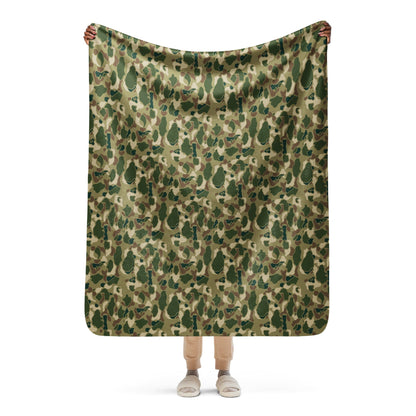 American Frog Skin Multi-terrain CAMO Sherpa Blanket - 50″×60″