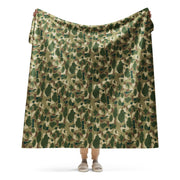 American Frog Skin Multi-terrain CAMO Sherpa Blanket - 60″×80″