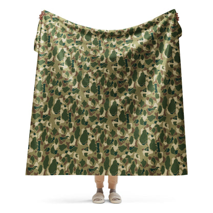 American Frog Skin Multi-terrain CAMO Sherpa Blanket - 60″×80″