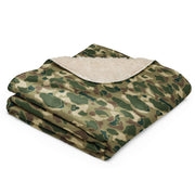 American Frog Skin Multi-terrain CAMO Sherpa Blanket