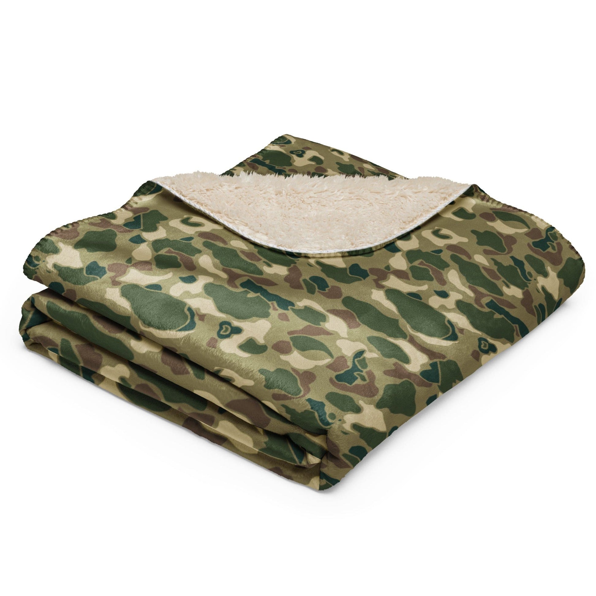 American Frog Skin Multi-terrain CAMO Sherpa Blanket