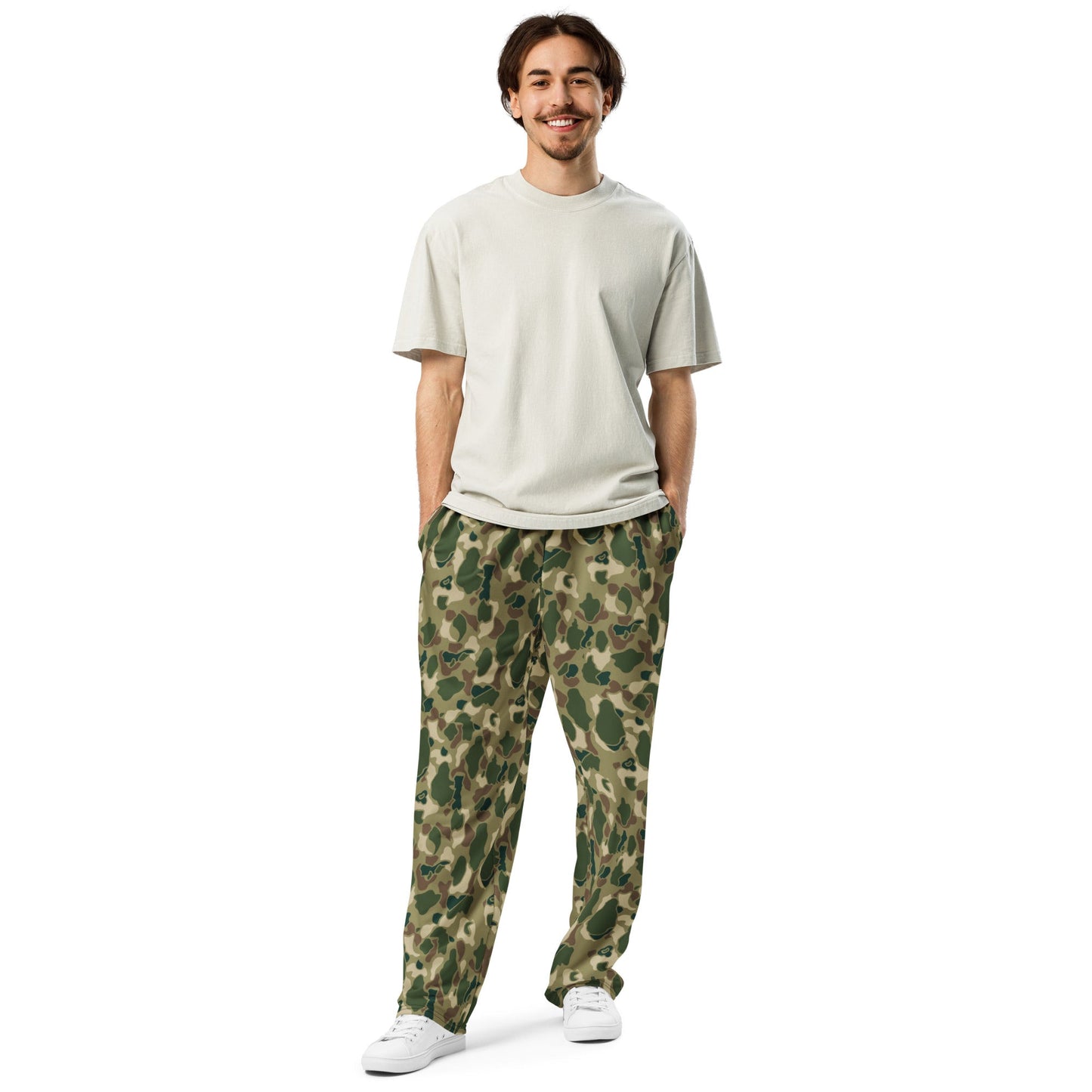 American Frog Skin Multi-terrain CAMO Wide-leg joggers - Joggers