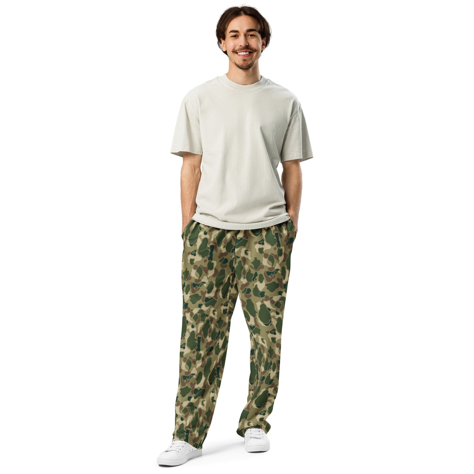 American Frog Skin Multi-terrain CAMO Wide-leg joggers - Joggers