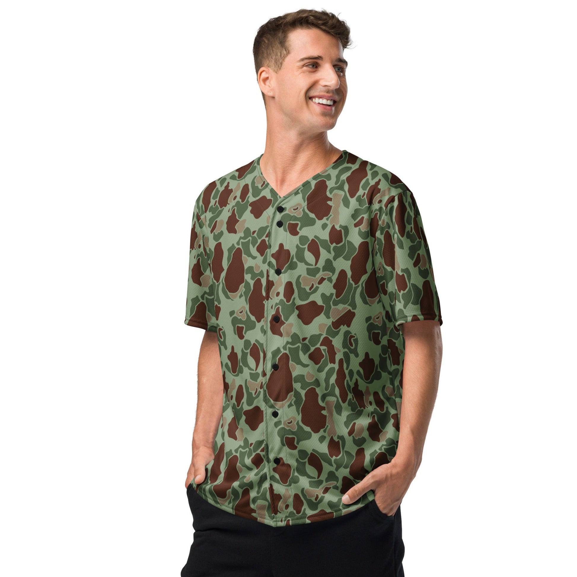 American Frog Skin Raider CAMO baseball jersey - Baseball Jerseys