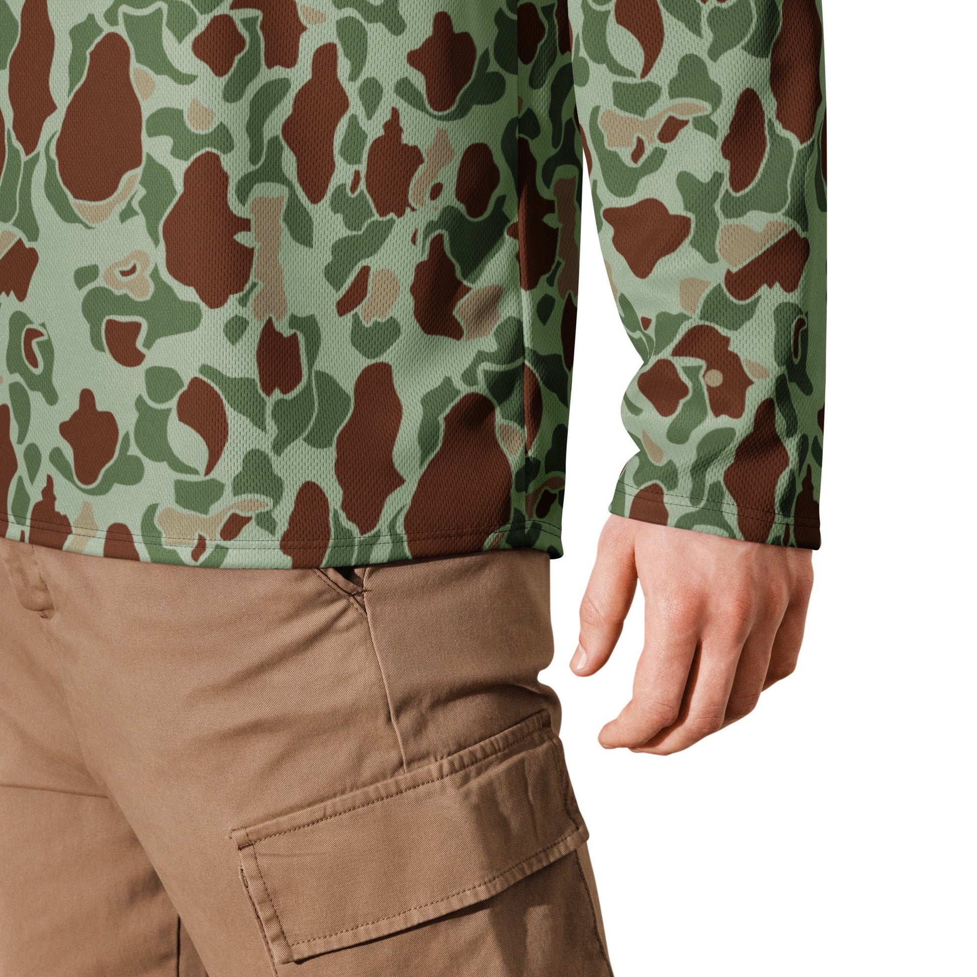 American Frog Skin Raider CAMO hockey fan jersey - Hockey Jerseys