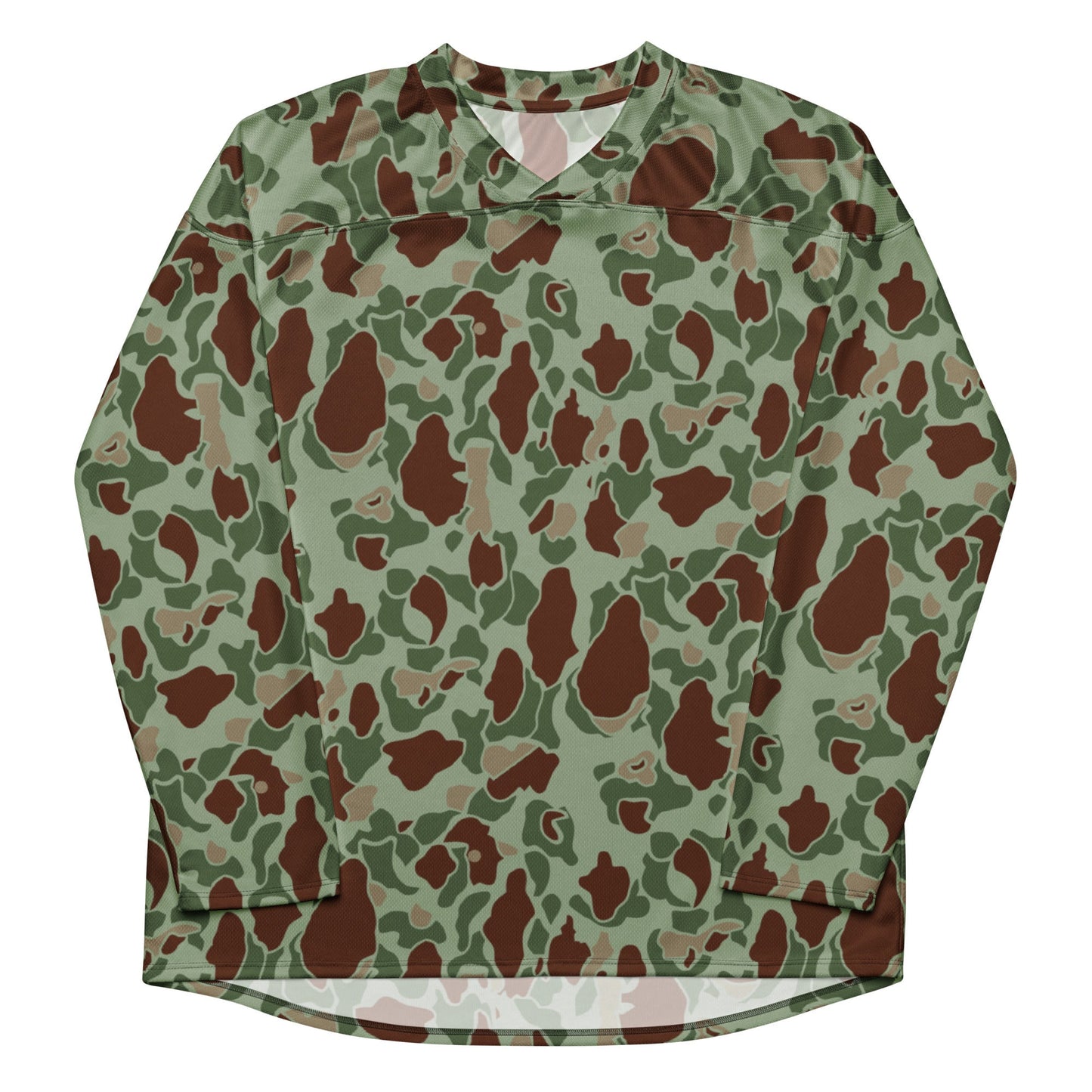 American Frog Skin Raider CAMO hockey fan jersey - Hockey Jerseys