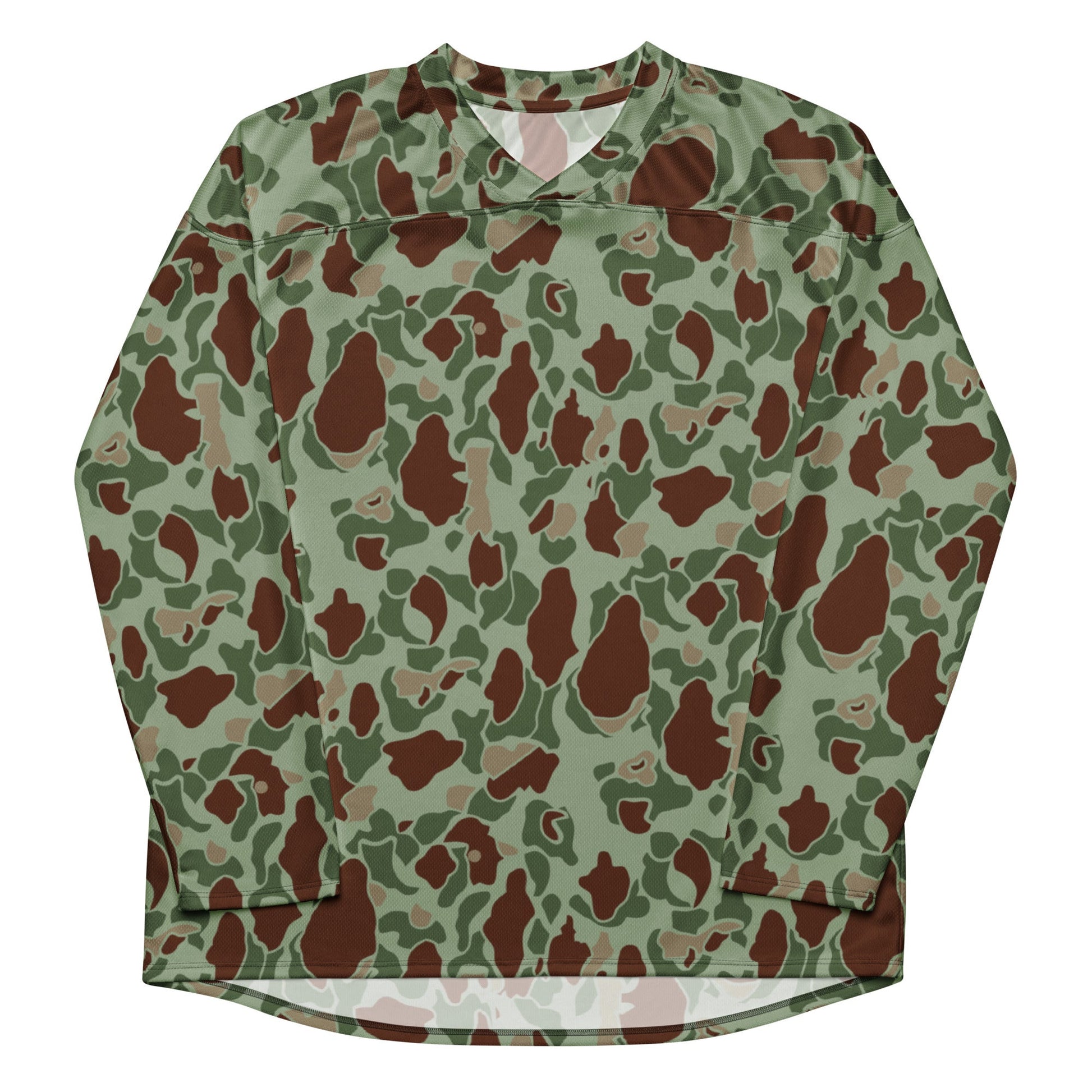 American Frog Skin Raider CAMO hockey fan jersey - Hockey Jerseys