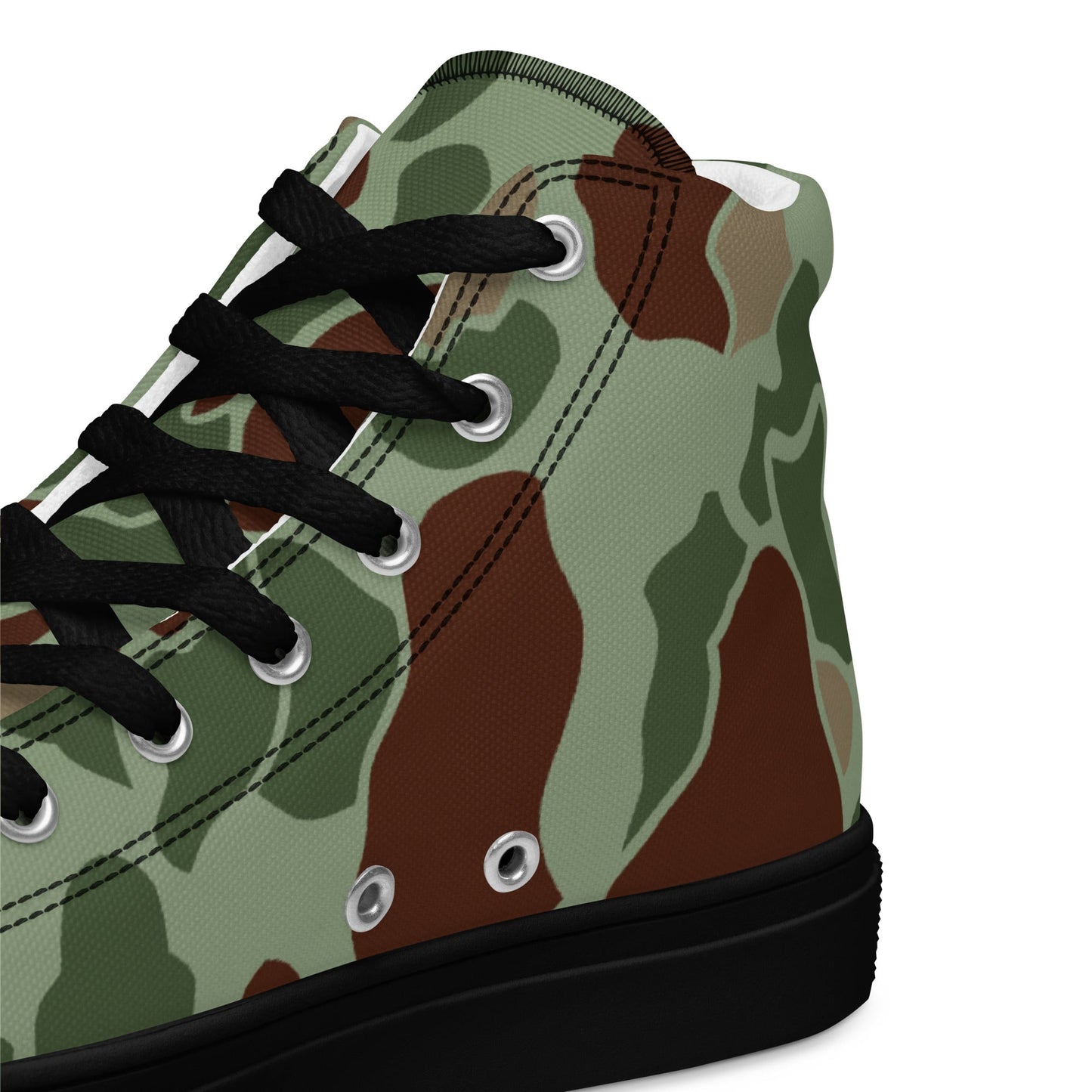American Frog Skin Raider CAMO Mens high top canvas shoes - High Top Canvas Shoes