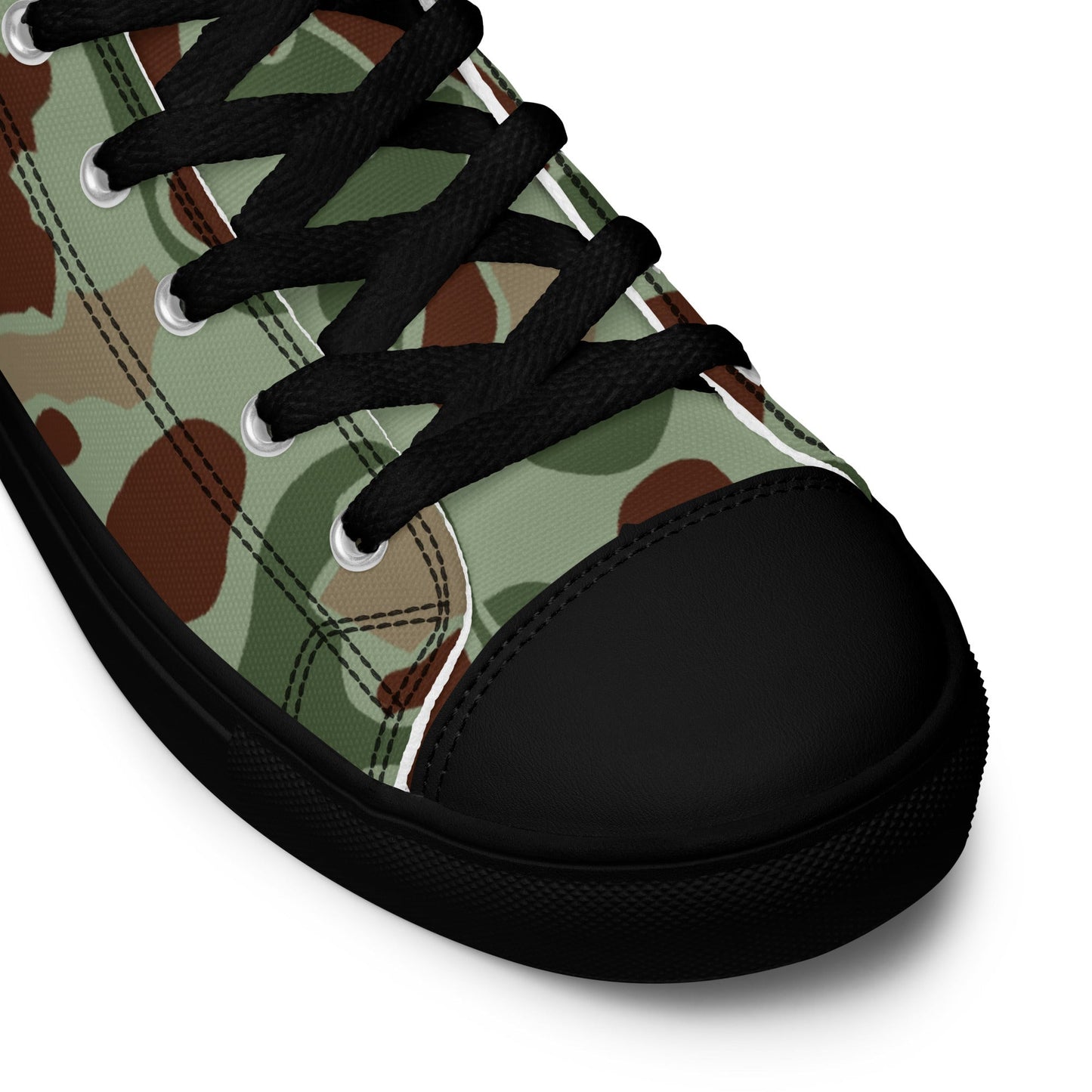 American Frog Skin Raider CAMO Mens high top canvas shoes - High Top Canvas Shoes