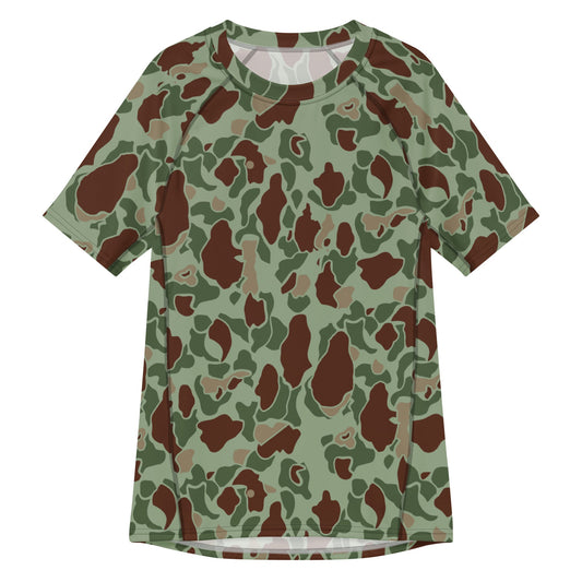 American Frog Skin Raider CAMO Mens Short-Sleeve Rash Guard - 2XS - Short-sleeve Guards