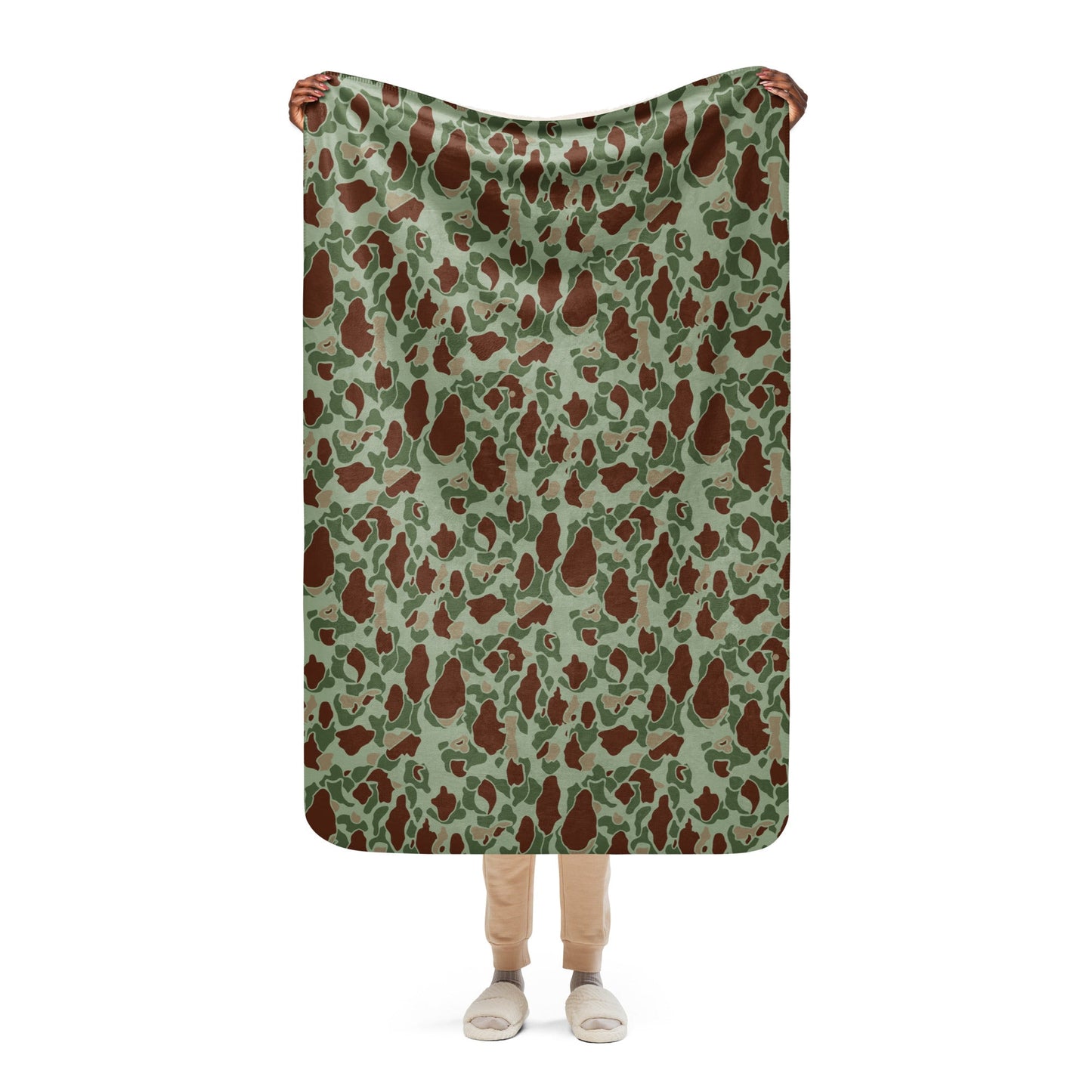 American Frog Skin Raider CAMO Sherpa blanket - 37″×57″ - Blankets