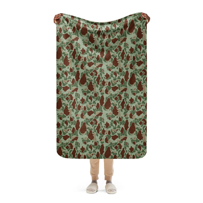 American Frog Skin Raider CAMO Sherpa blanket - 37″×57″ - Blankets