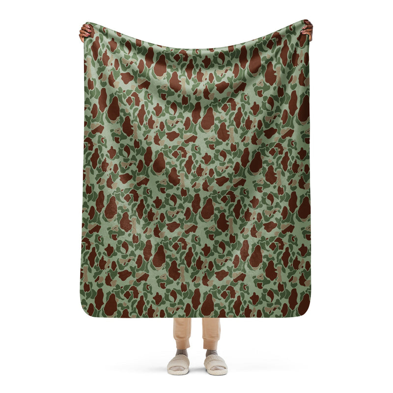 American Frog Skin Raider CAMO Sherpa Blanket - 50″×60″