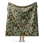 American Frog Skin Raider CAMO Sherpa Blanket - 60″×80″